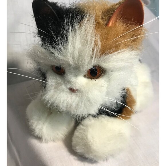 Fur Real Friends CALICO KITTEN Cat 2006 Plush Animal Toy WORKING Hasbro - Picture 2 of 16